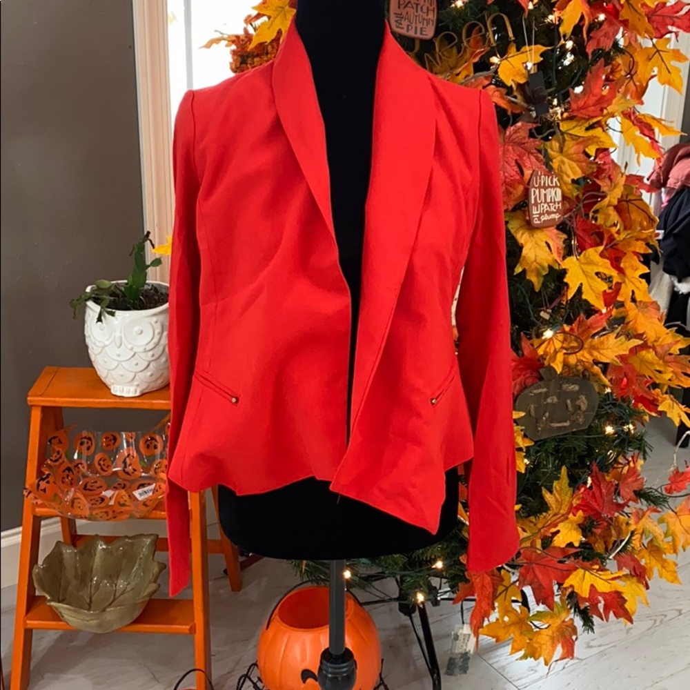 Red medium blazer
